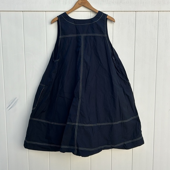 Anthropologie A Line Mini Dress 100% Cotton Bohemian Festival Fall Plus 2X - Picture 13 of 15